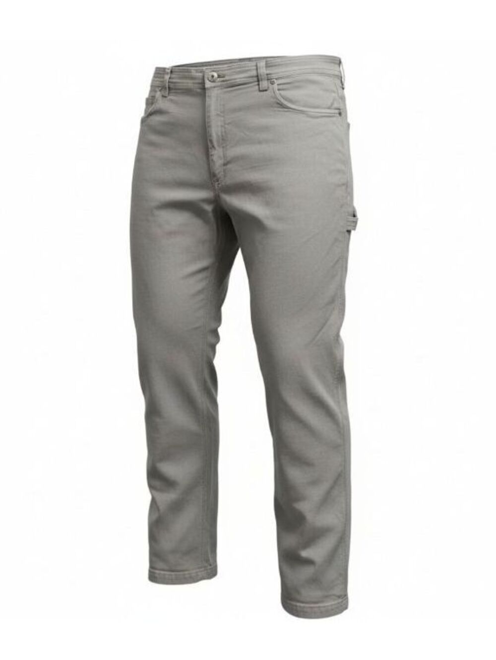 Duluth Trading Co Flex Fire Hose Gray Work Pants 42x30 Relaxed Fit Mens Stretch